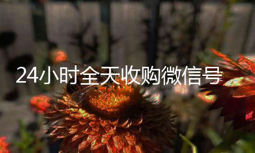 24小时全天收购微回收微信秒结信号（出售微信24小时在线回收）